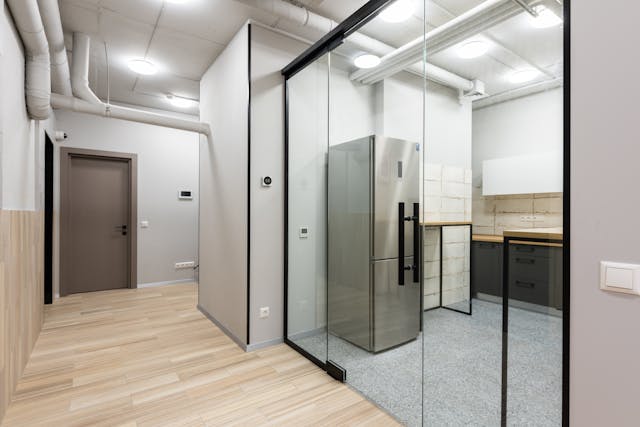 Built-in hallway wardrobes in New York